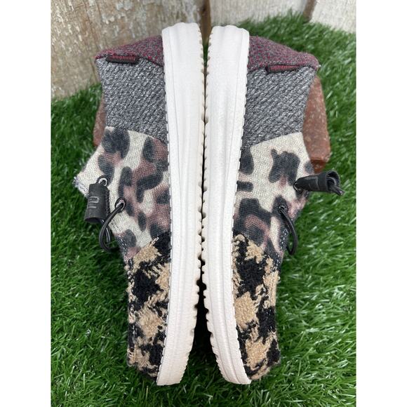 HEY DUDE! Wendy Patchwork Slip-On Loafers Moccassin Women's 5 - Picture 7 of 8